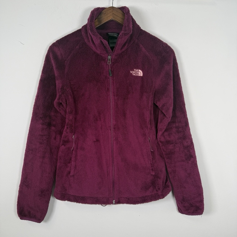 The North Face Ohio Jacket Women's Fleece Full Zip Size XS Soft Warm Purple